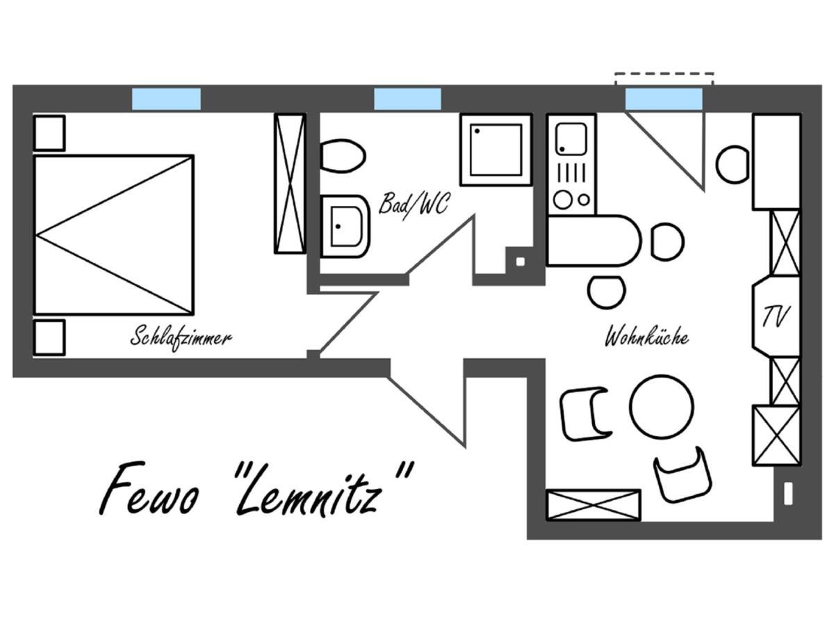 Feriengut Dietzsch Apartment Poritzsch Bilik gambar